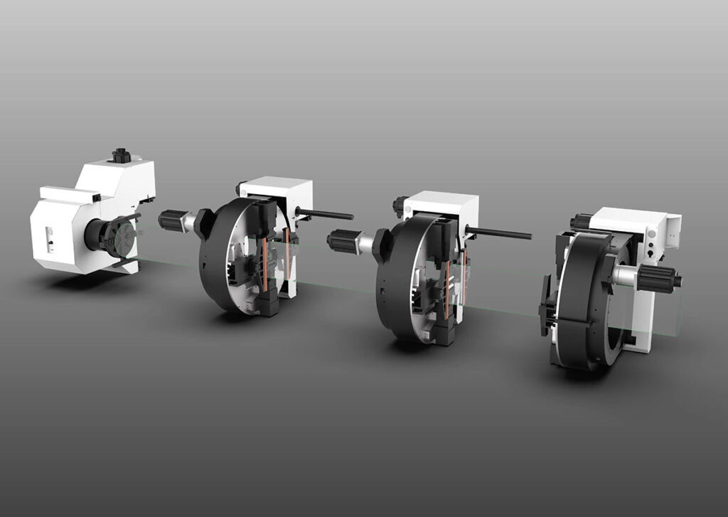 3+1 precision chuck configuration