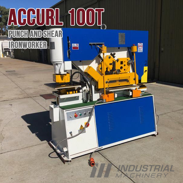 Accurl IW100T Hydraulic Ironworker
