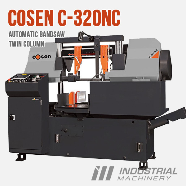 Cosen C-320NC, C-420NC, C-520NC & C-620NC Twin Column Automatic Bandsaw