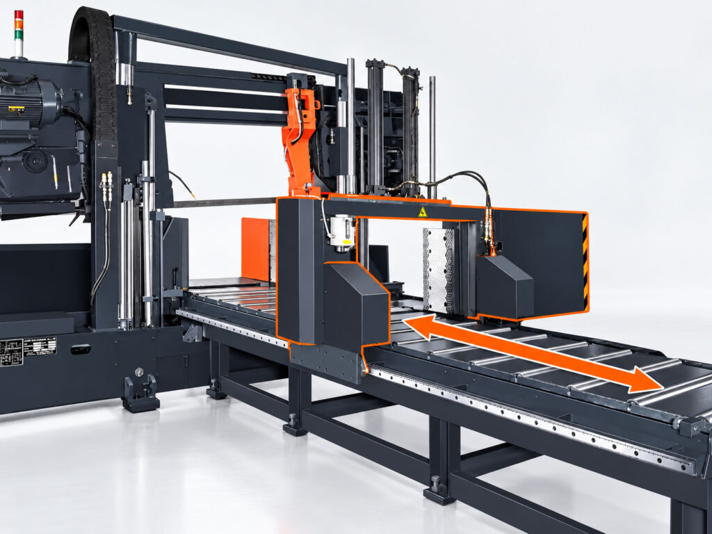 3 m Servo Shuttle with Roller-Feed Bed (C-780FNC-3L)