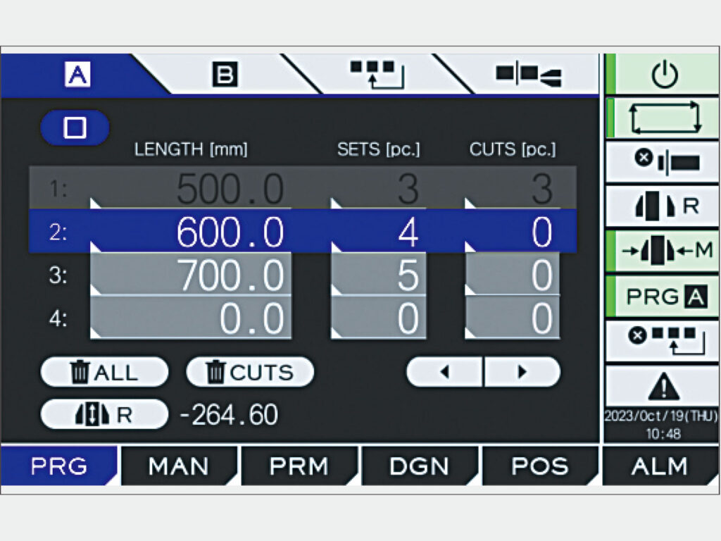Programmed Lengths and Quantities