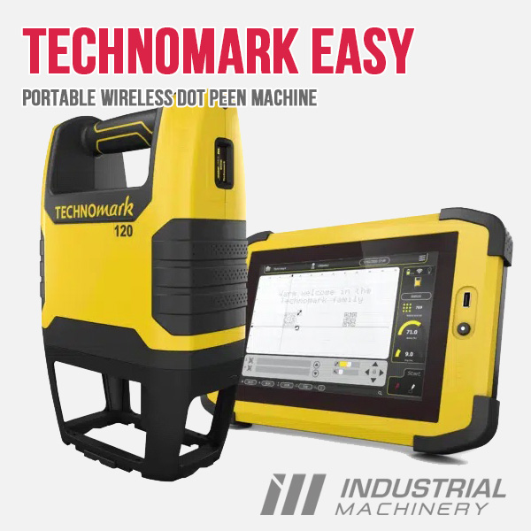 Technomark Easy — Portable Dot Peen Marking (App Controlled)