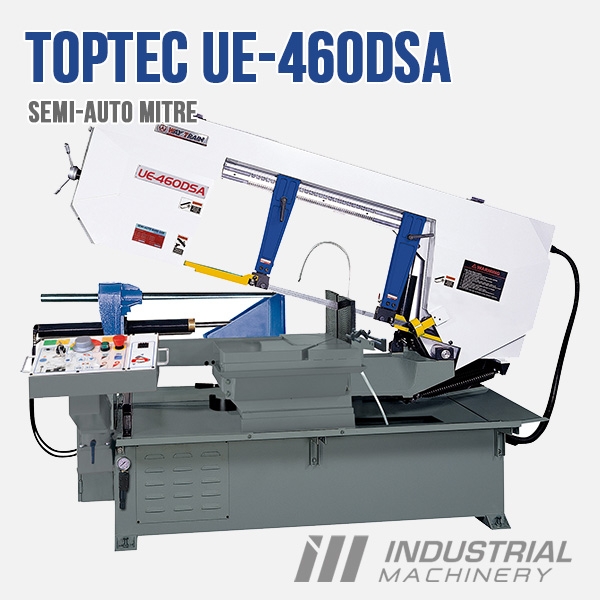 Toptec UE460DSA Semi-Automatic Mitre Bandsaw