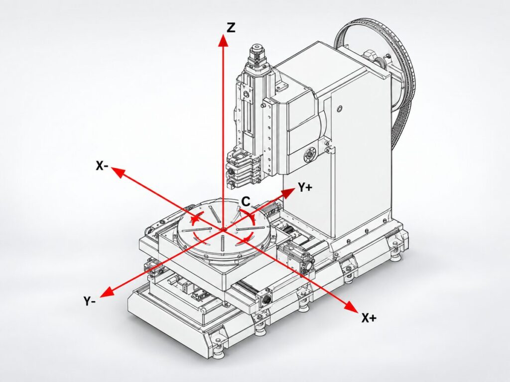 Precision CNC Axis Control