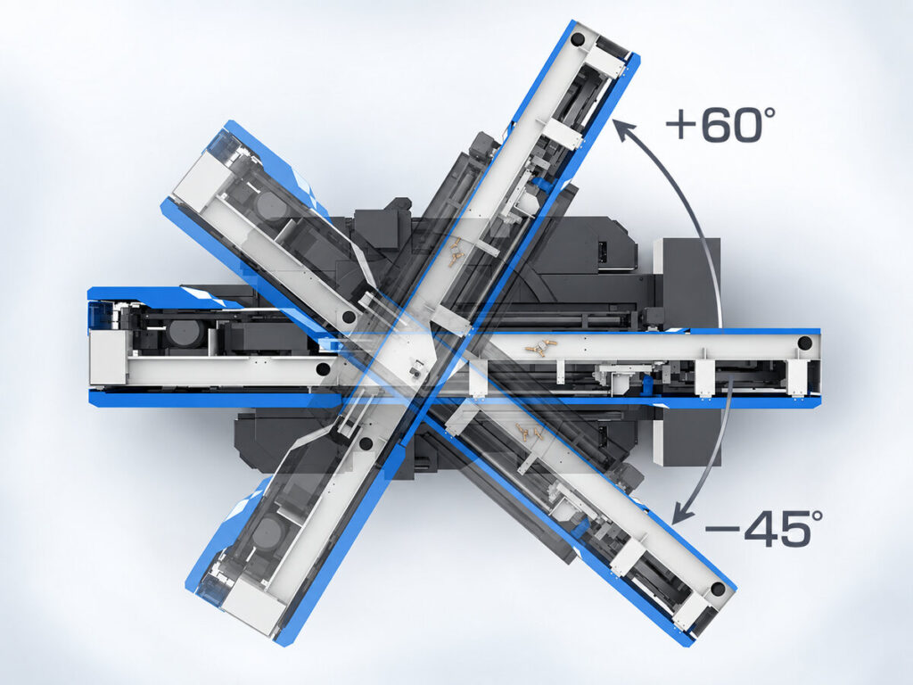 Automatic Double-Mitre Cutting