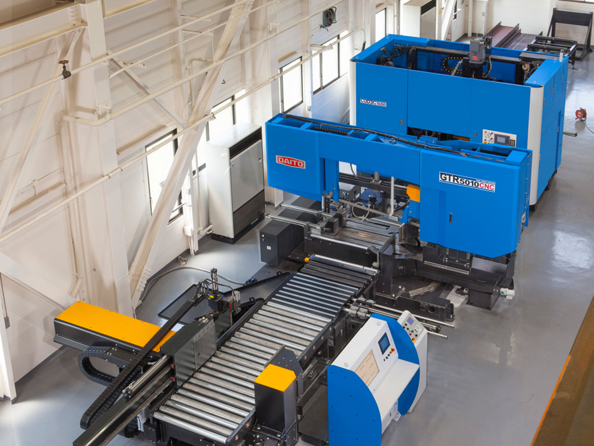 Daito CUD / GTR CNC Drilling and Sawing Beam Line