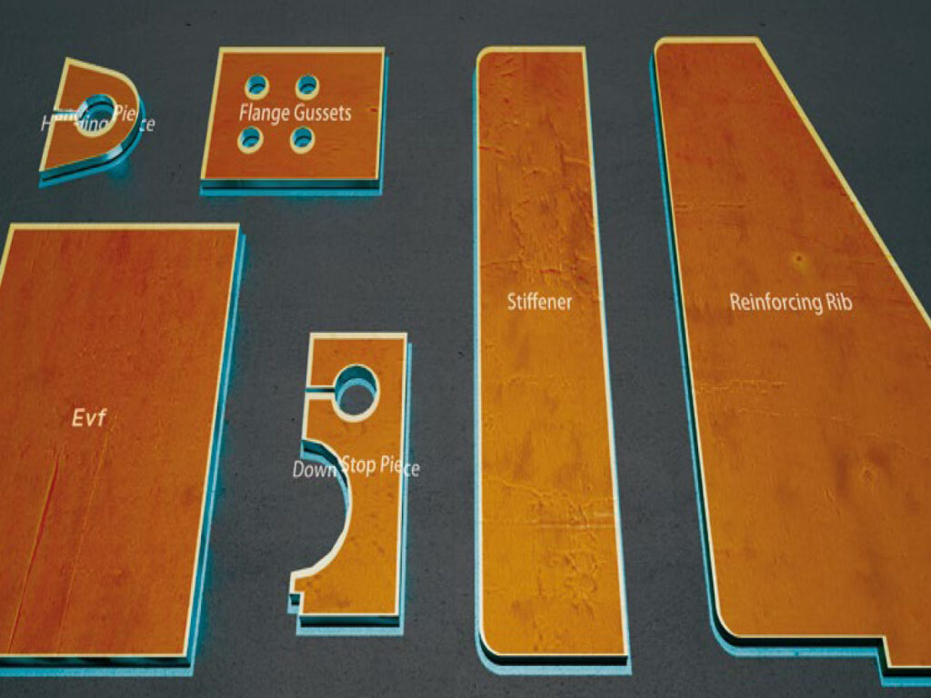 Projection-Mapped Part Placement