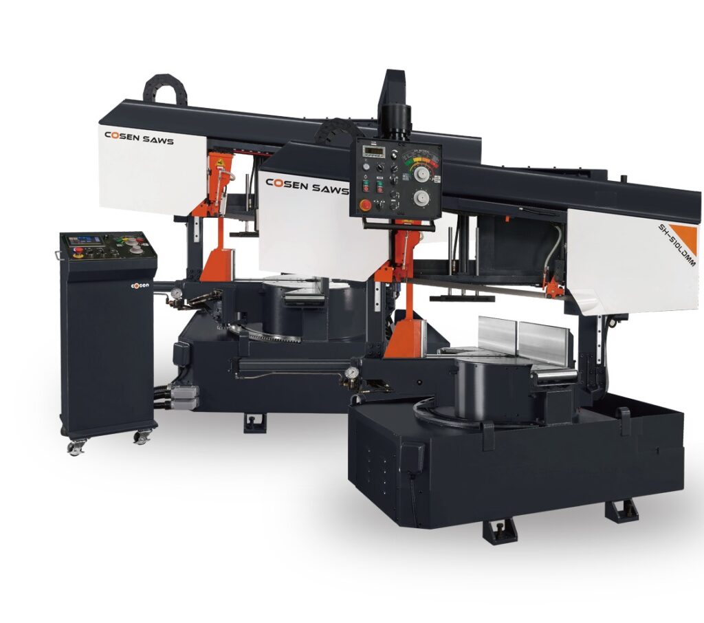 Linear-guided dual column frame